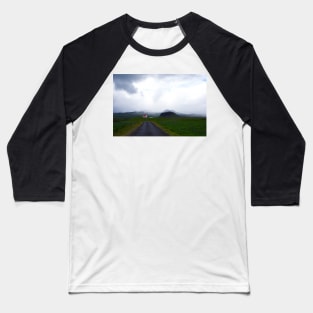 Reyniskirkja Church in Iceland Baseball T-Shirt